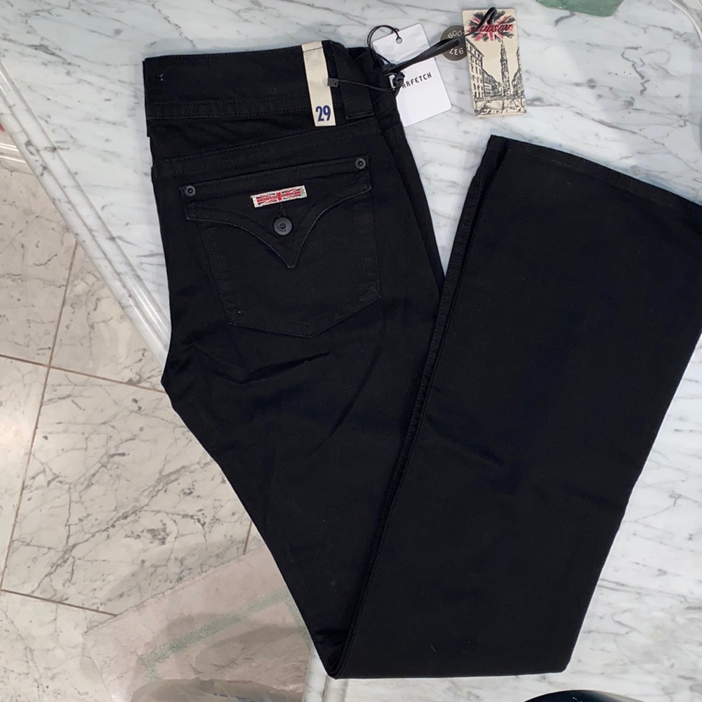 Hudson Black Boot Leg Jeans size 29 NWT